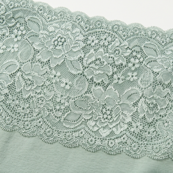 Cotton Lace-Band Briefs 3-Pack