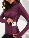 Half Zip Cycling Top in Black | Valenira