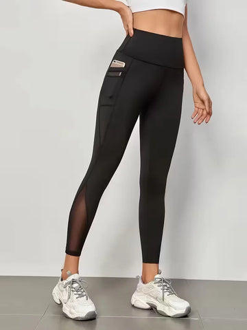 Mesh Panel Leggings