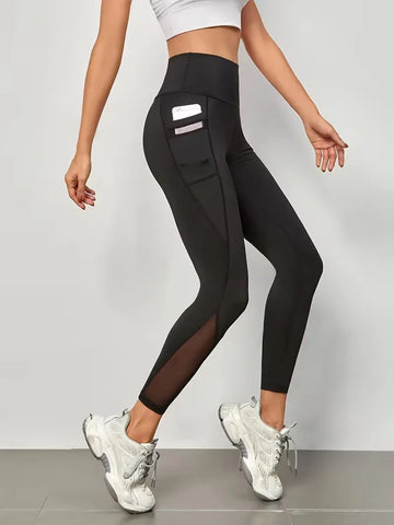 Mesh Panel Leggings