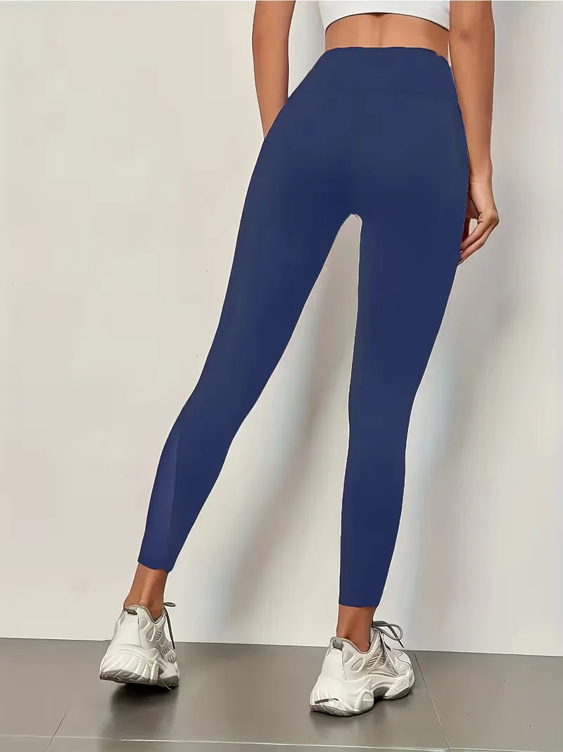 Mesh Panel Leggings | Valenira
