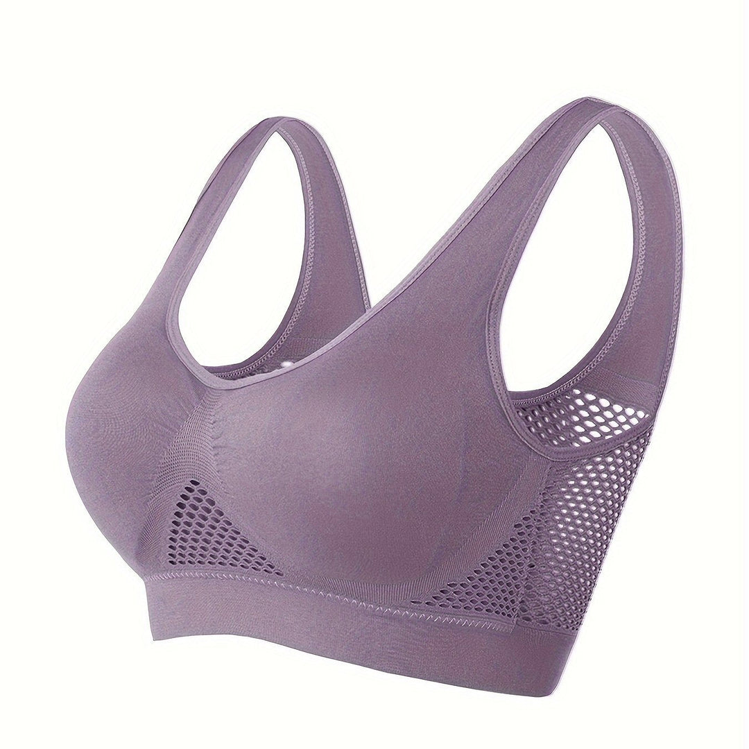 Mesh Vent Sports Bra | Valenira
