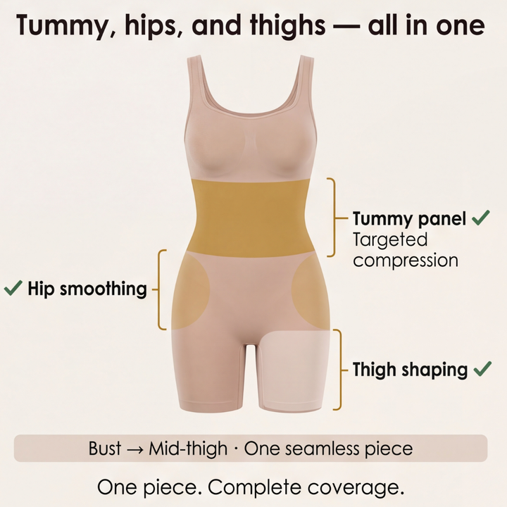 Milk Silk Full-Body Shaping Bodysuit
