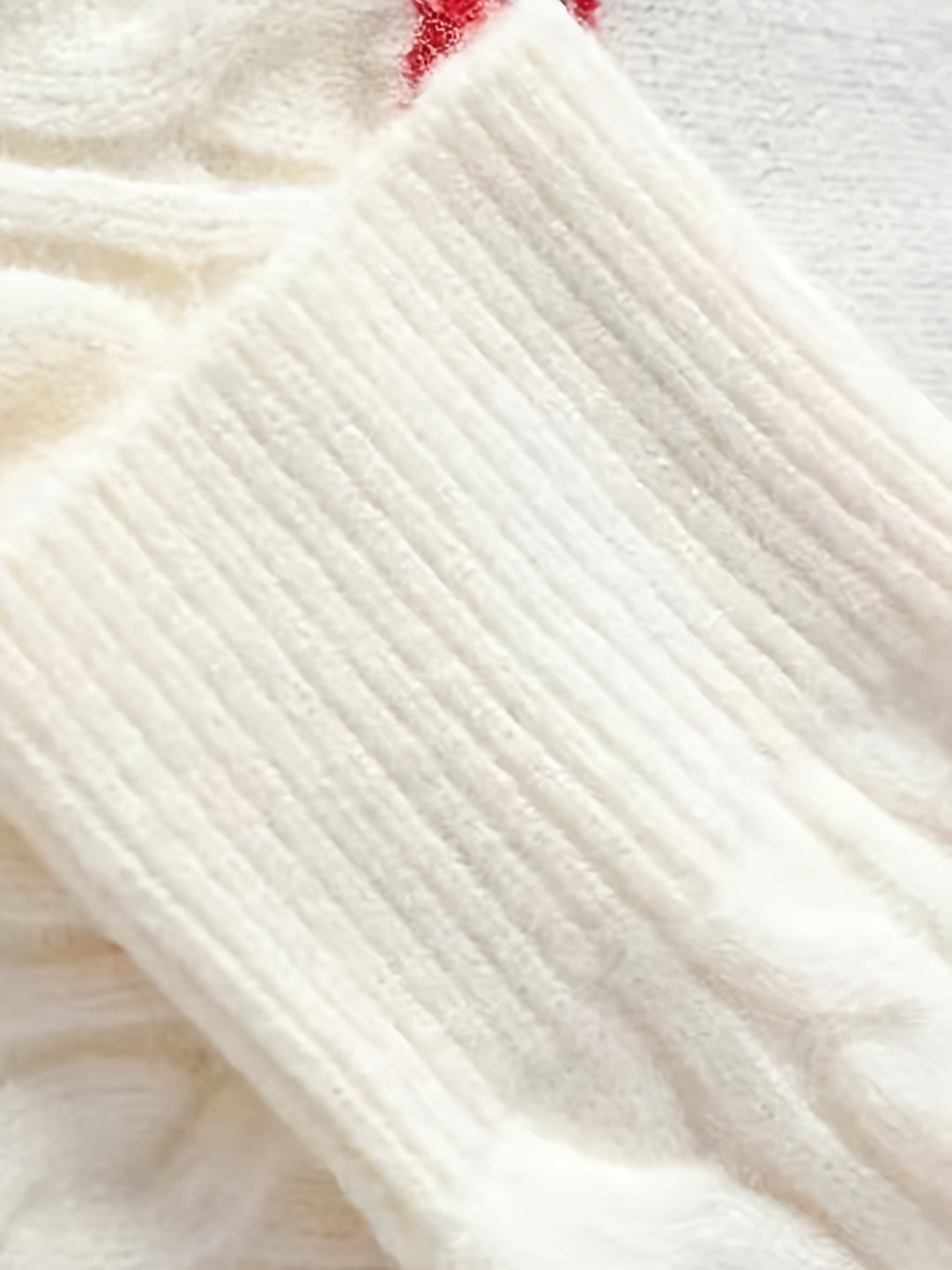 Reindeer Band Cable Knit Sweater