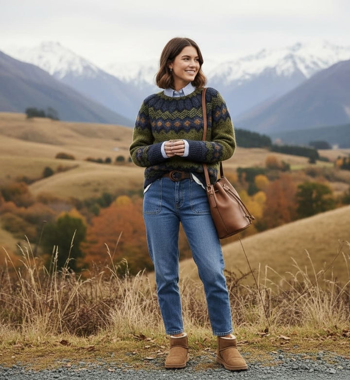 Nordic Pattern Sweater | Valenira