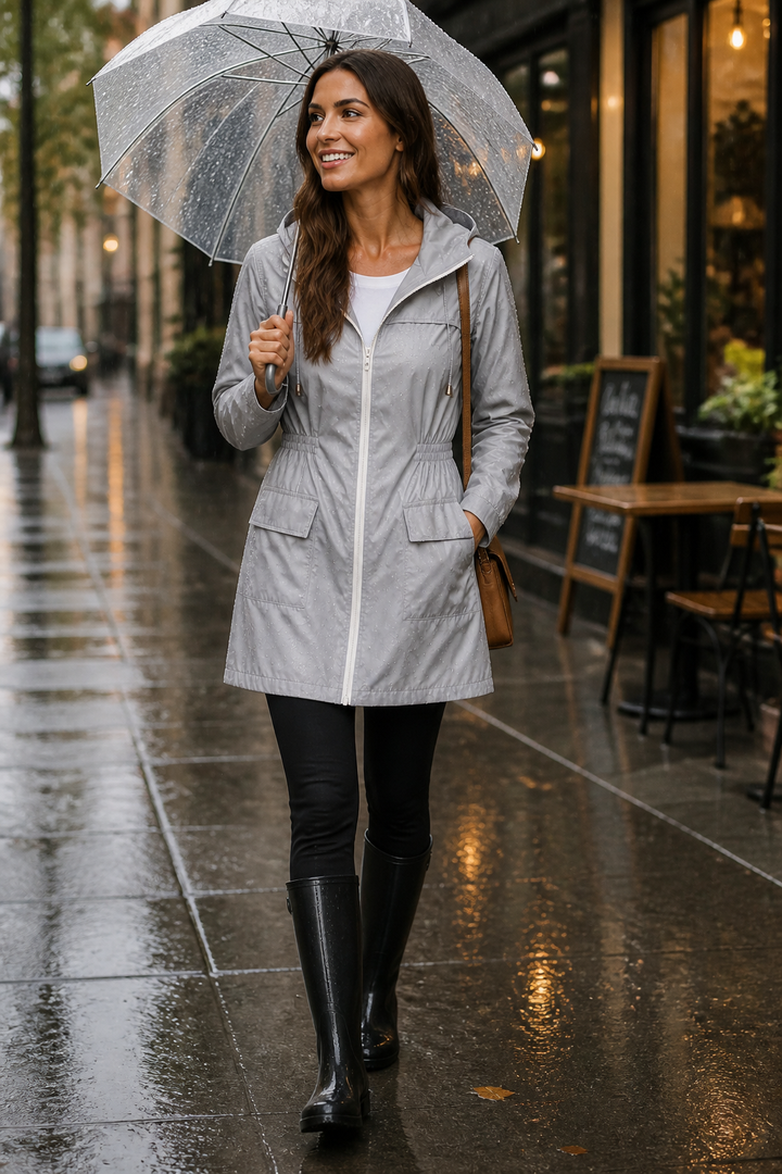 Fitted Waterproof Everyday Rain Jacket