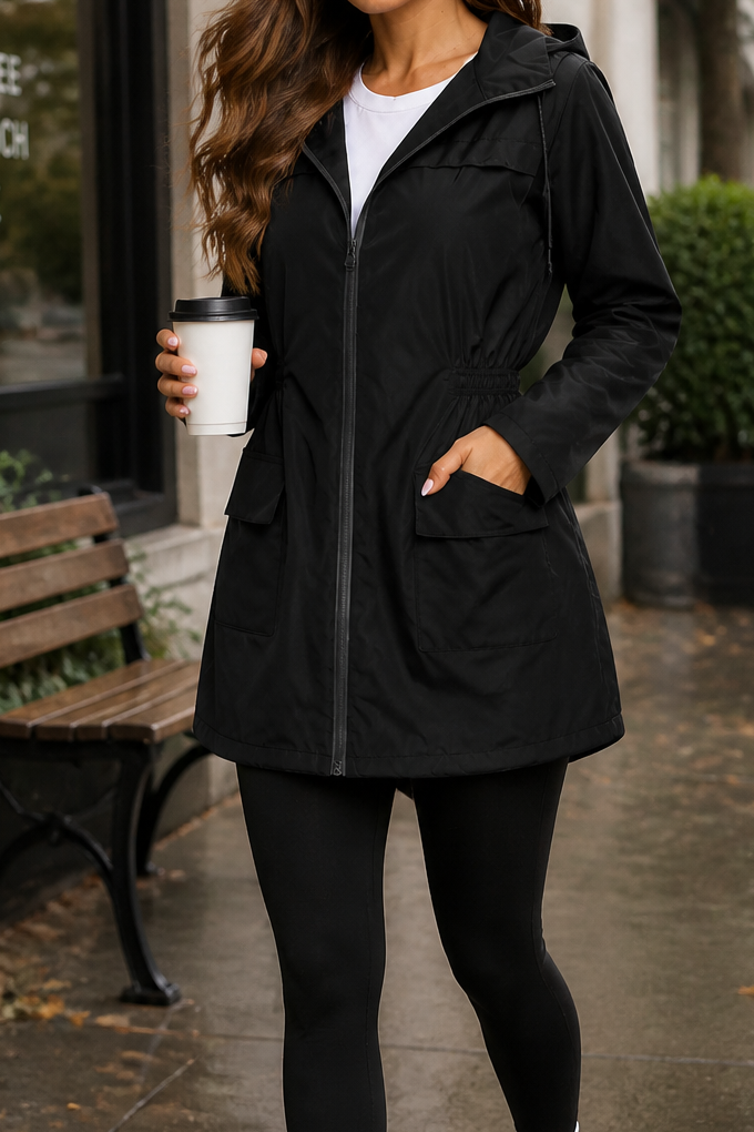 Fitted Waterproof Everyday Rain Jacket