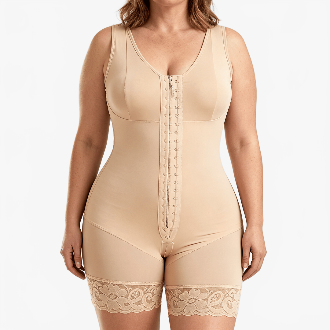 Hook-Front Full-Body Shaper