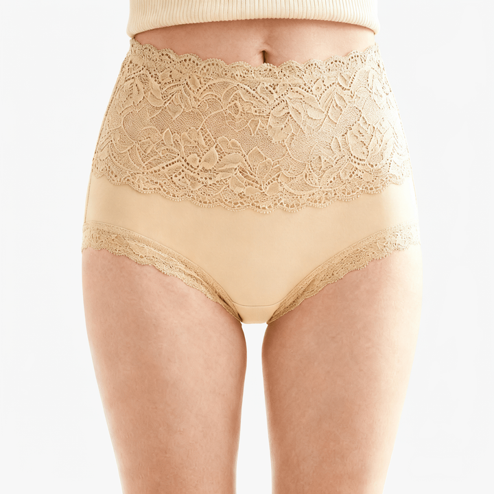 Cotton Lace-Band Briefs 3-Pack