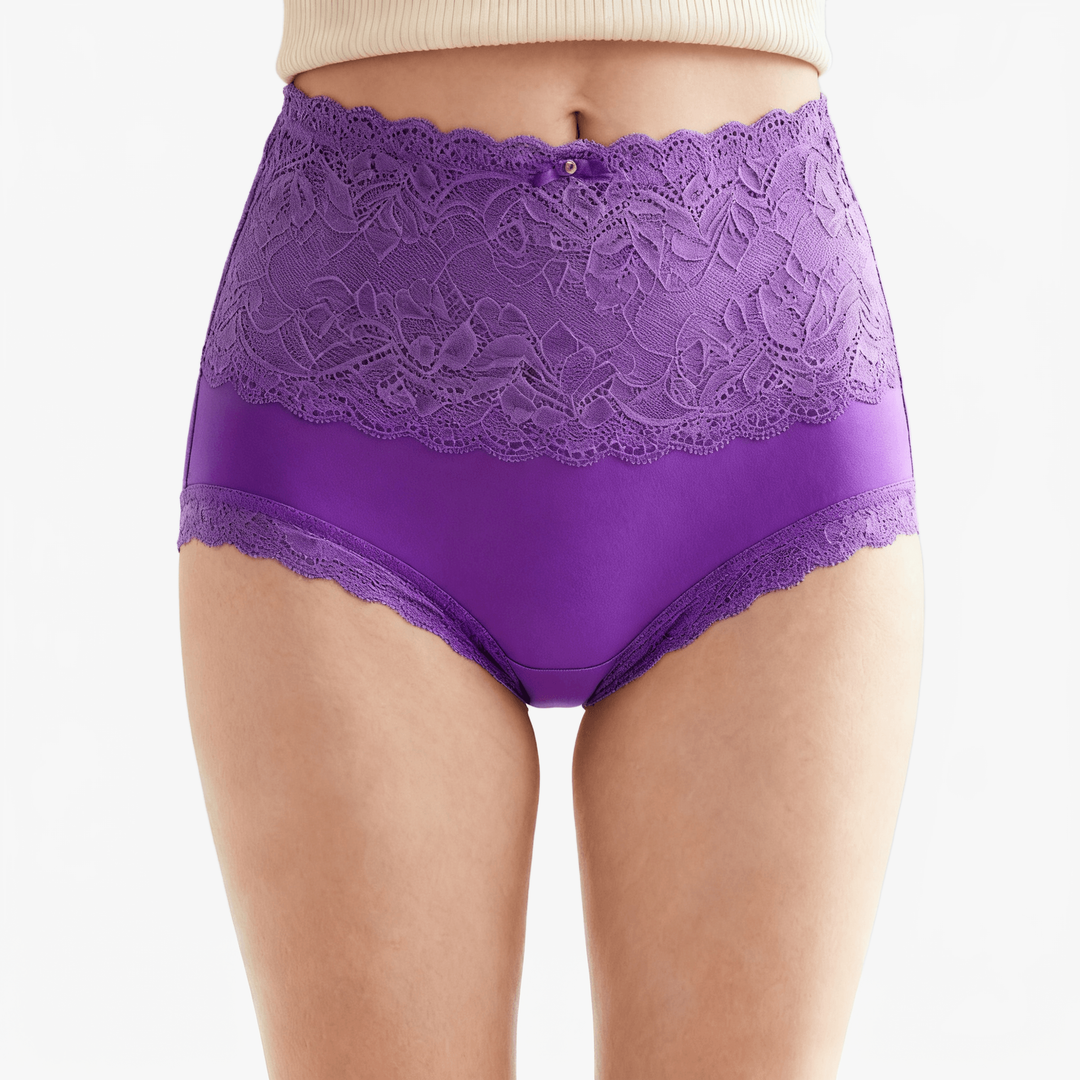 Cotton Lace-Band Briefs 3-Pack