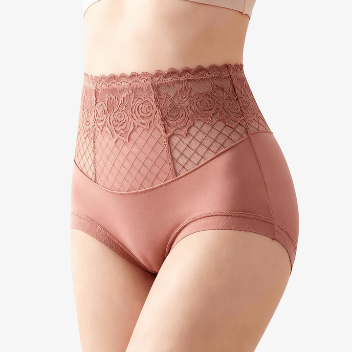 Quilted Lace Shaping Briefs