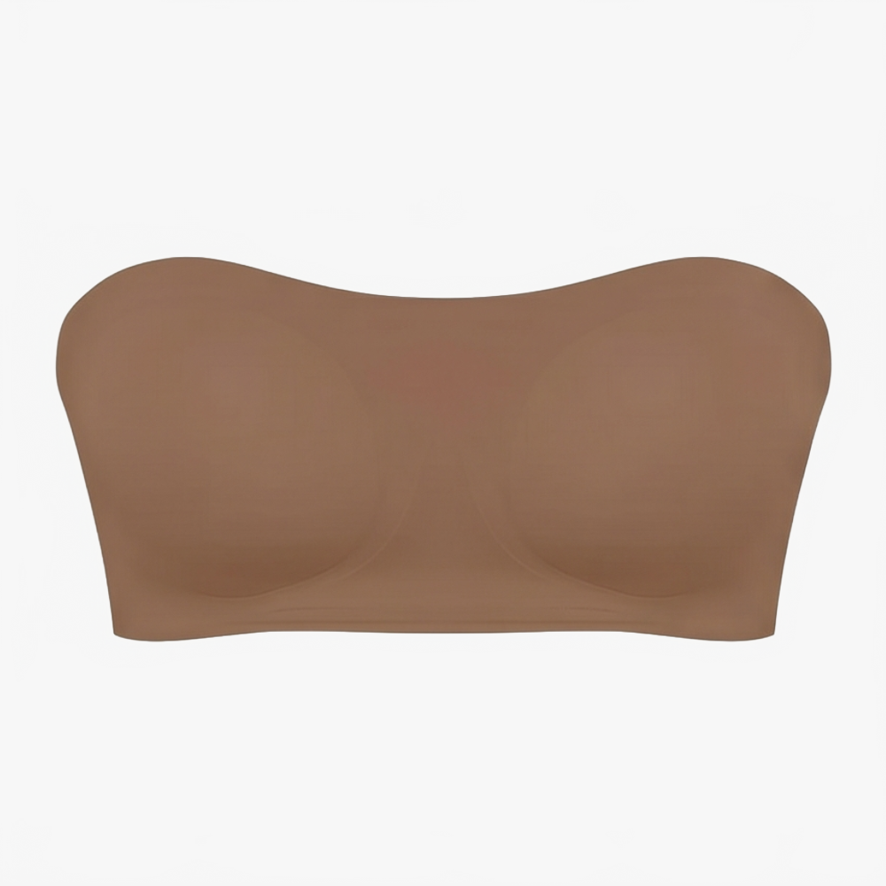 Crossover Back Strapless Bra