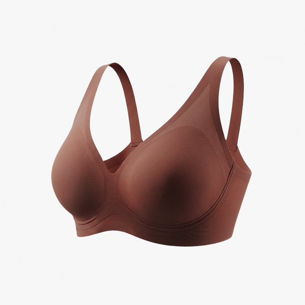Semi-Fixed Cup Deep-V Bra