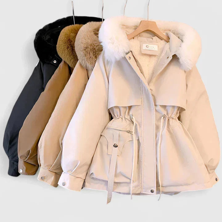 Pile Lined Hooded Parka | Valenira