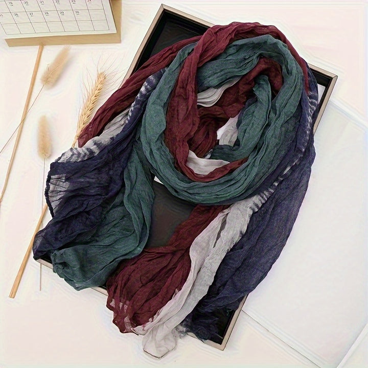 Pleated Gradient Scarf | Valenira
