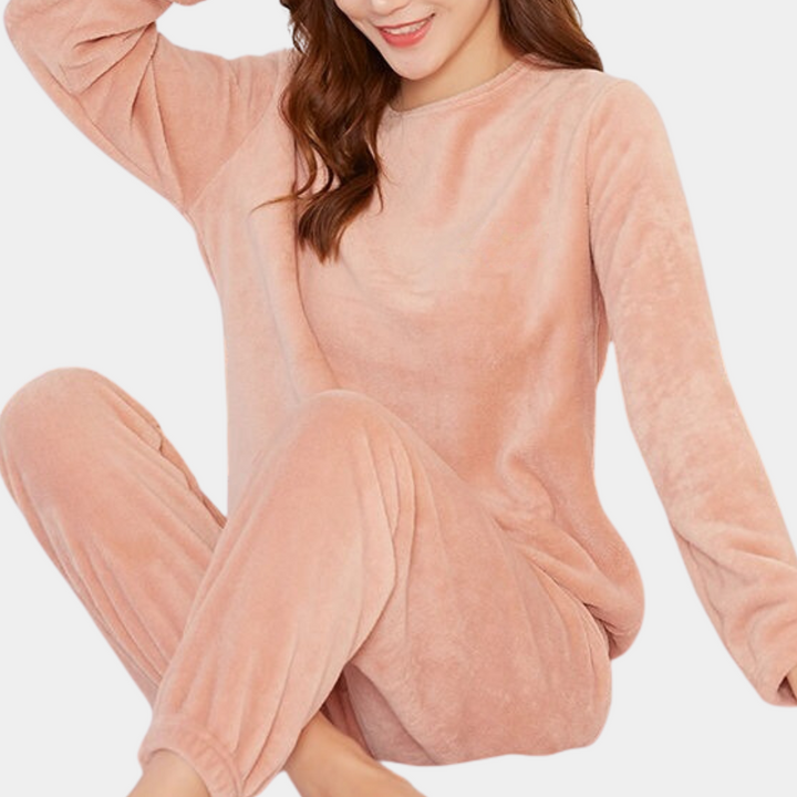 Plush Fleece Pajama Set | Valenira