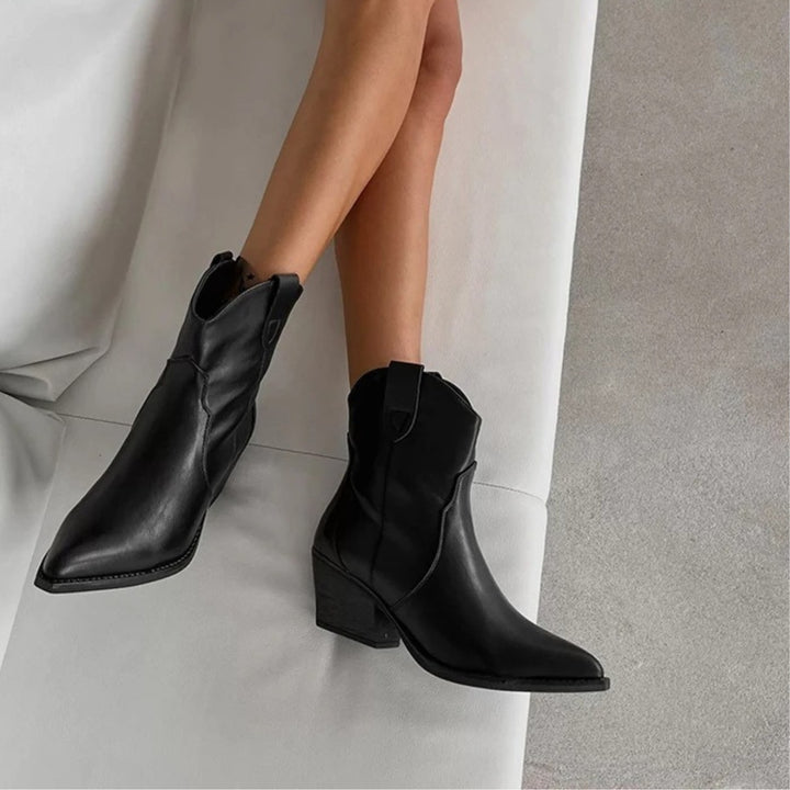 Pointed Toe Western Boots | Valenira