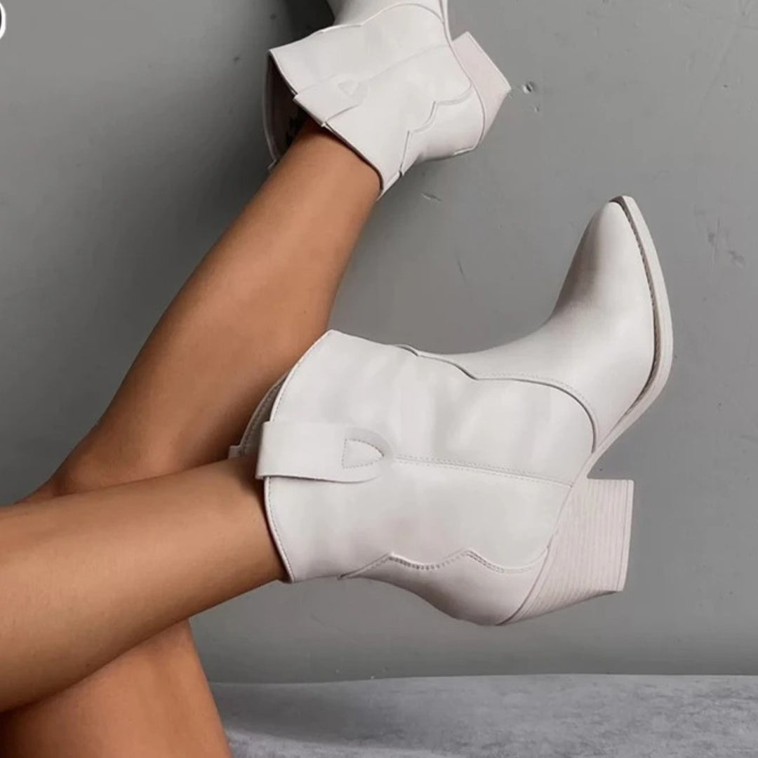 Pointed Toe Western Boots | Valenira