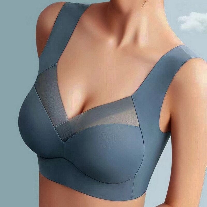 Pull On Wireless Bra in Light Blue | Valenira