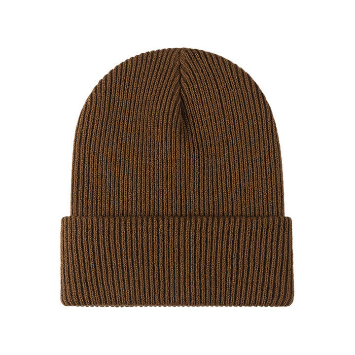 Ribbed Cuff Beanie in Yellow | Valenira