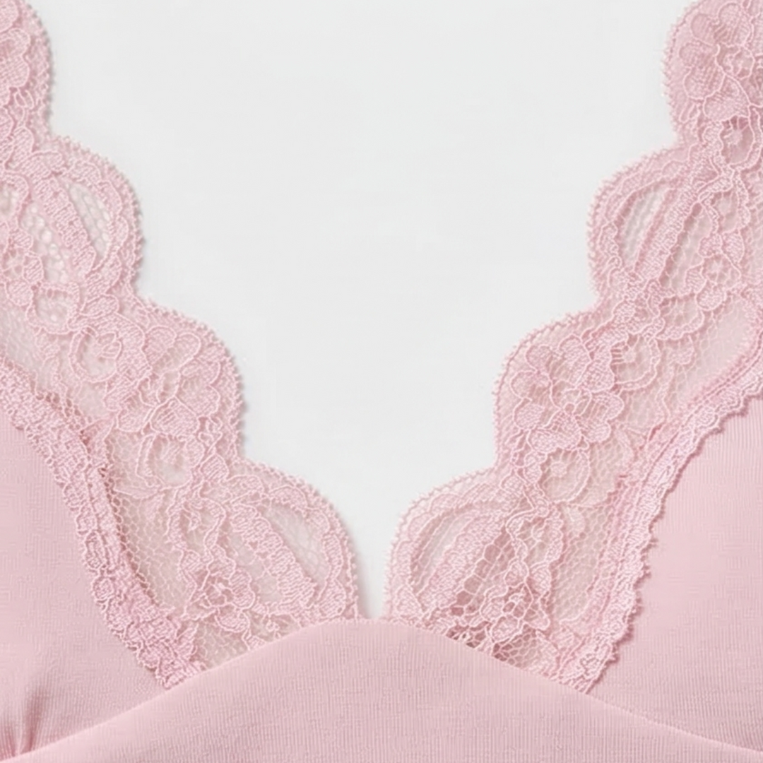 Seamless Lace Cami and Boxer Set