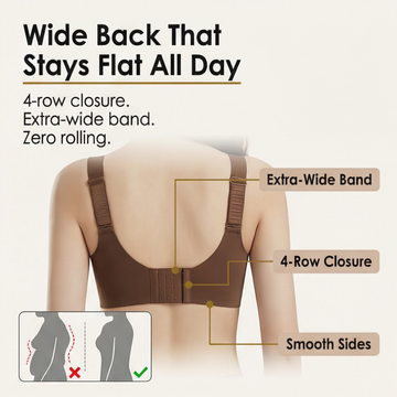 Seven-Level Adjustable Lift Bra