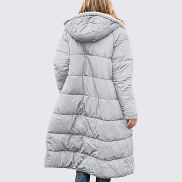 Sherpa Lined Longline Quilted Coat