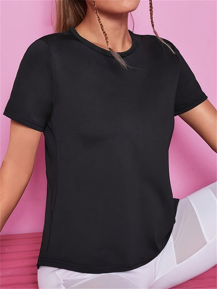 Split Back Sport Tee | Valenira