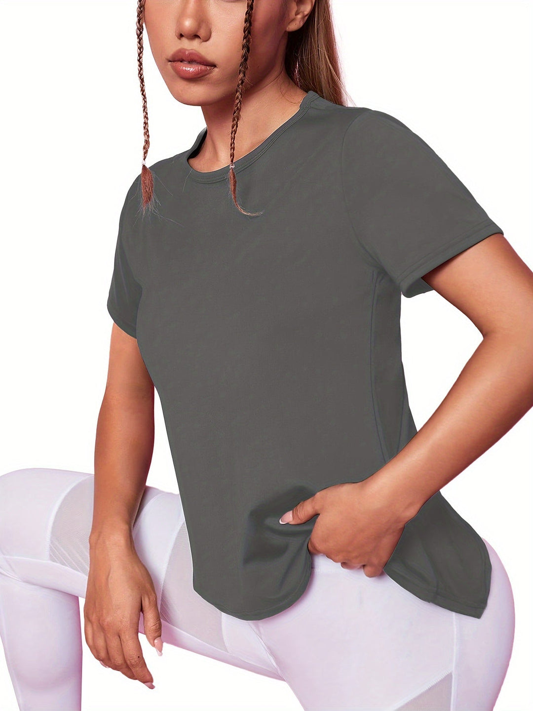 Split Back Sport Tee | Valenira