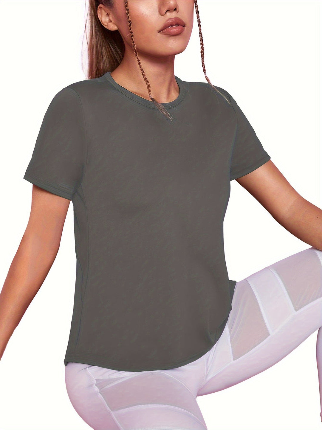 Split Back Sport Tee | Valenira