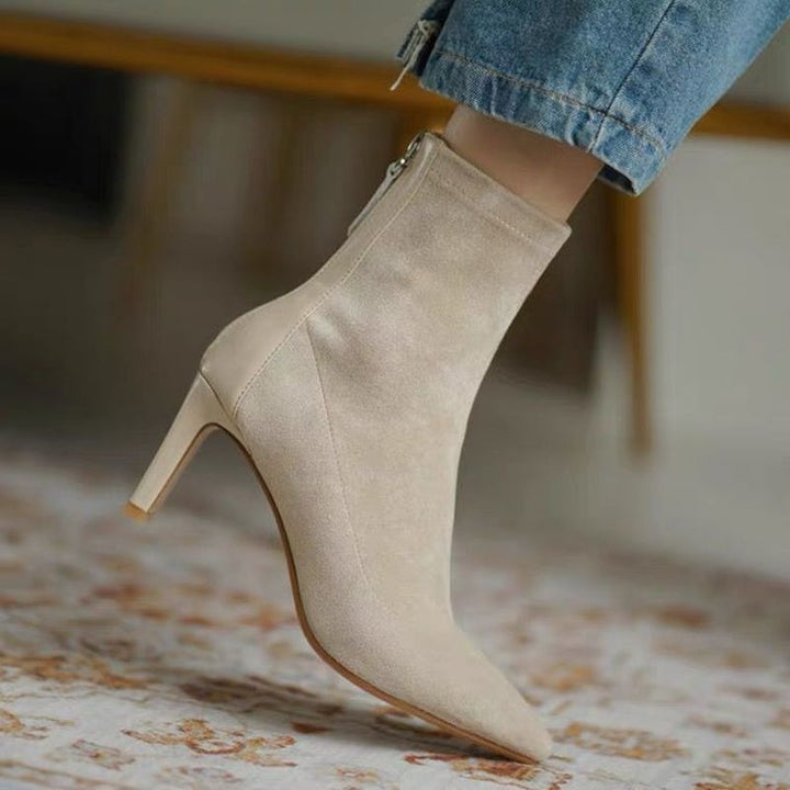 Stiletto Sock Boots in Black | Valenira