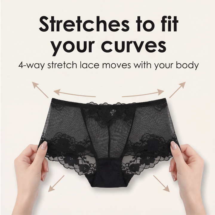 Stretch Lace Full-Coverage Briefs