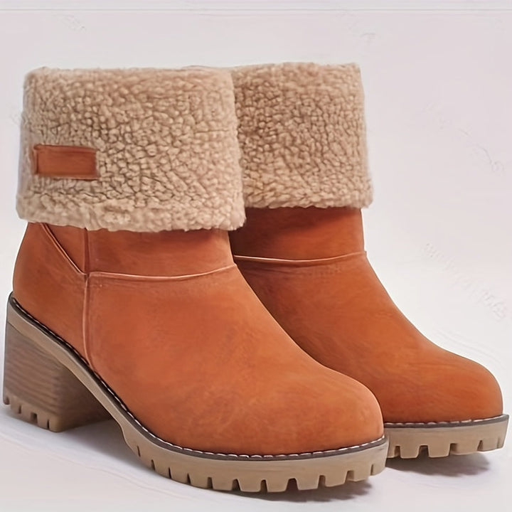 Teddy Cuff Ankle Boots | Valenira