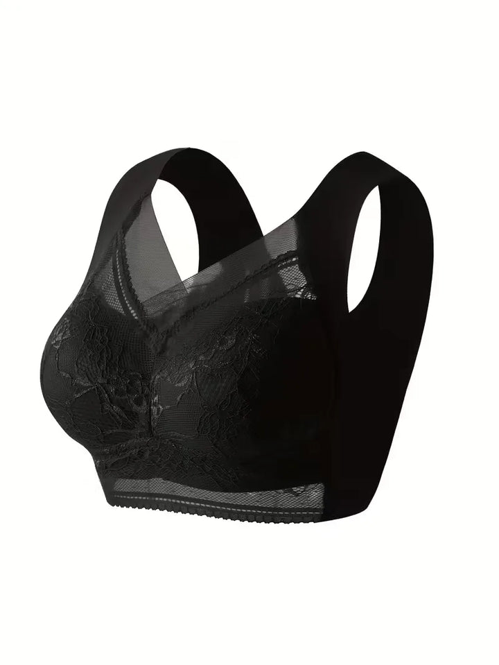 V Neck Lace Bralette | Valenira