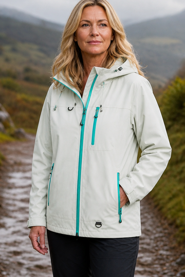 Hooded Waterproof Shell Jacket
