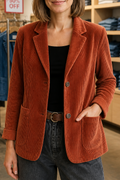 Corduroy Patch Pocket Blazer