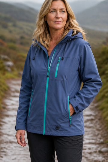 Hooded Waterproof Shell Jacket