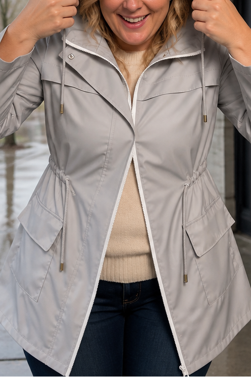Fitted Waterproof Everyday Rain Jacket