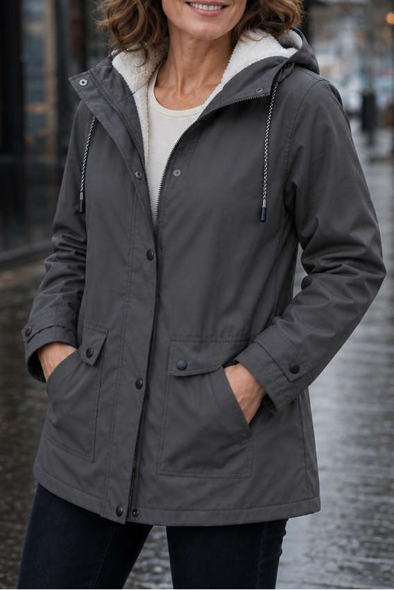 Sherpa Lined Waterproof Hooded Parka