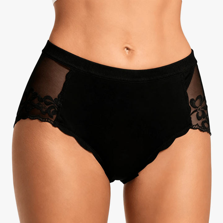 Sheer Lace Low-Rise Briefs