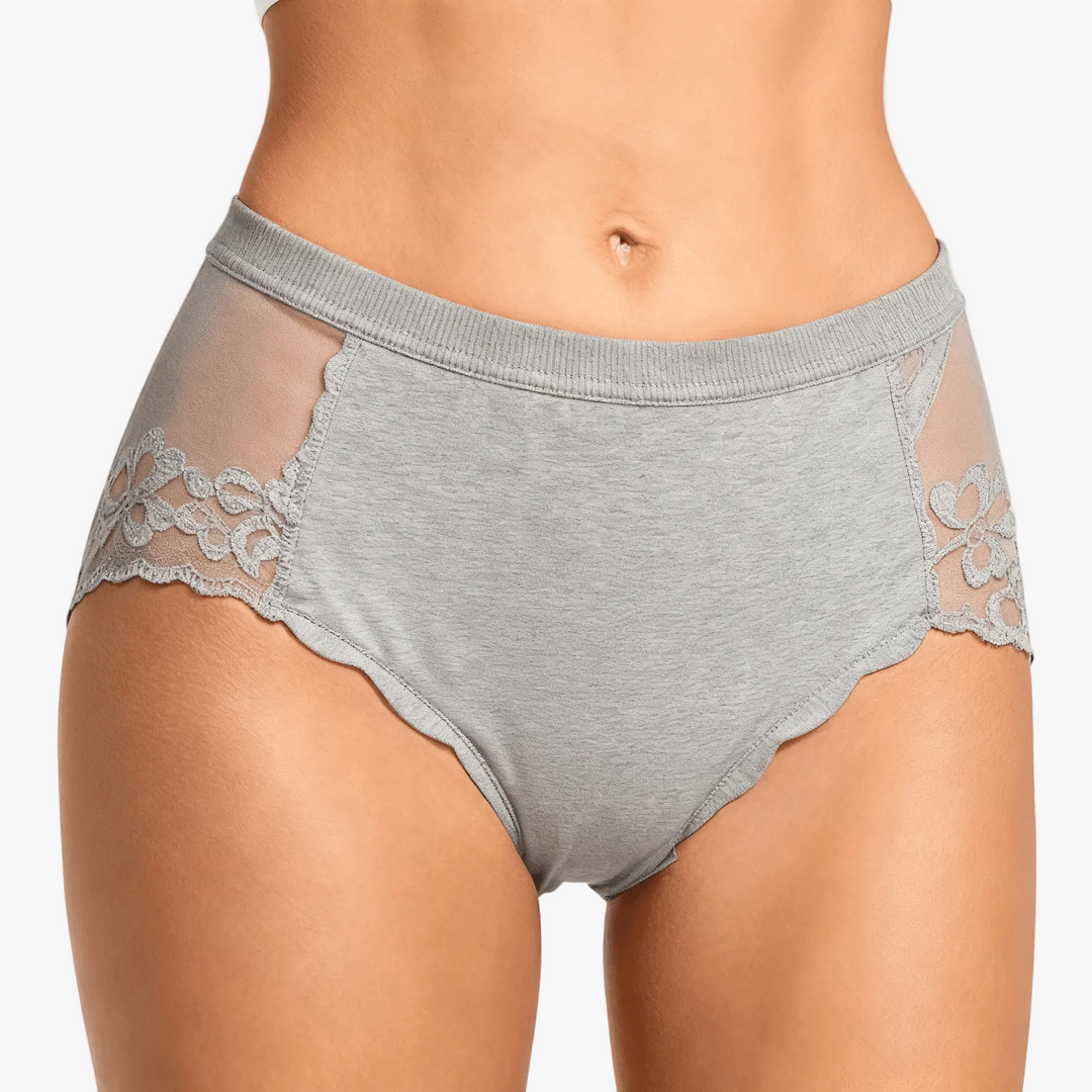 Sheer Lace Low-Rise Briefs