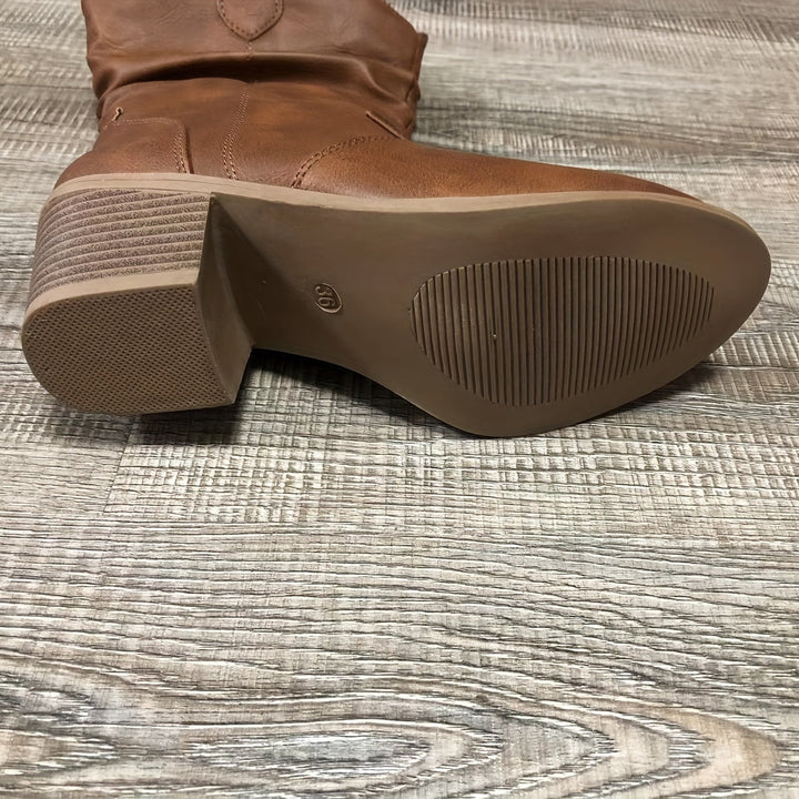 Wide Calf Slouch Boots | Valenira