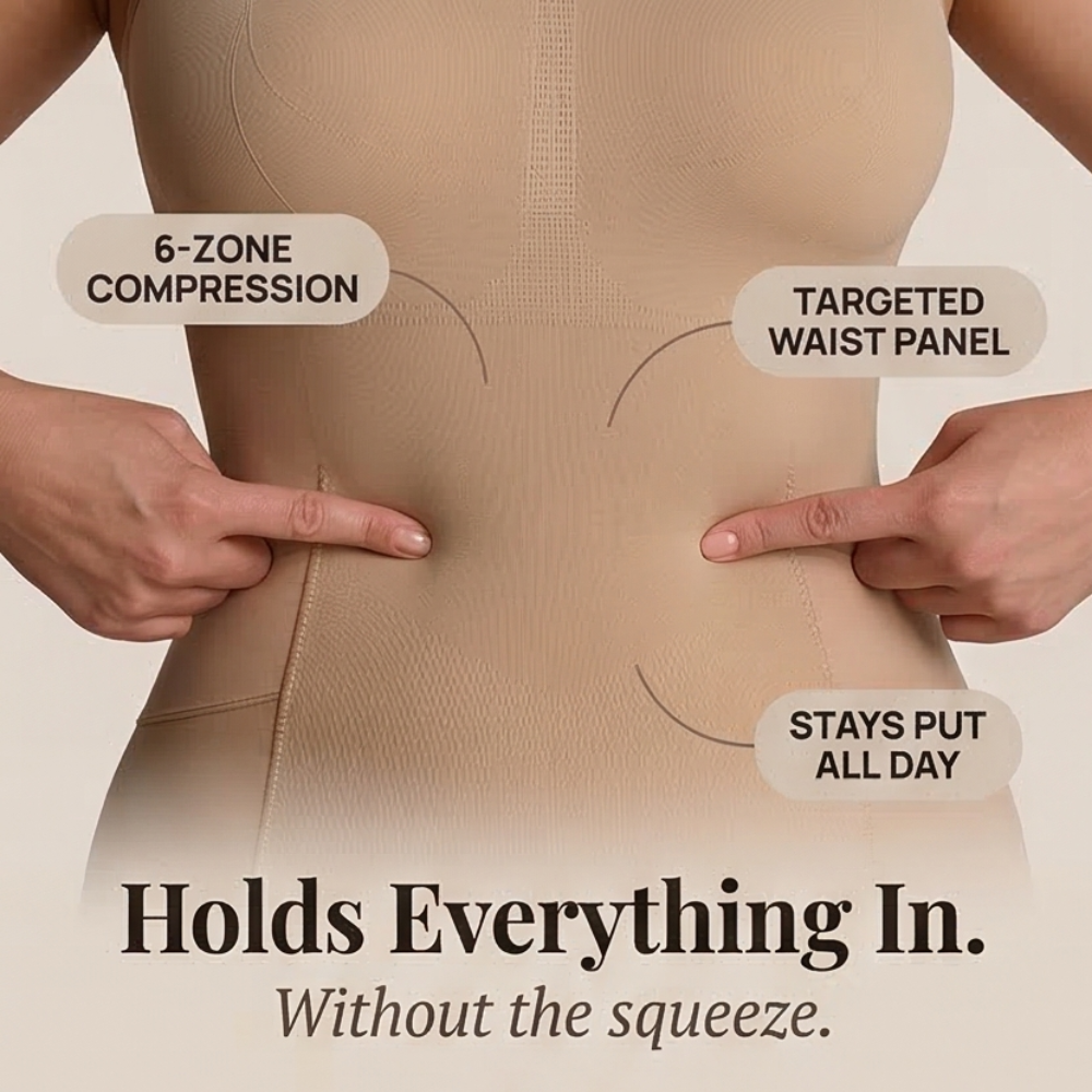 Feature panel with callouts on the six compression zones