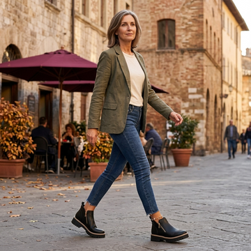 Cushioned Platform Ankle Boots