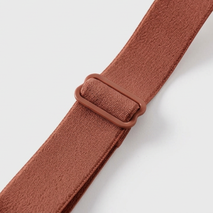 Adjustable slider on a rust bra strap