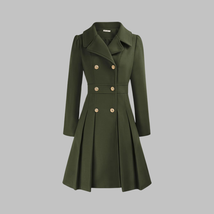 Double-Breasted Longline Coat