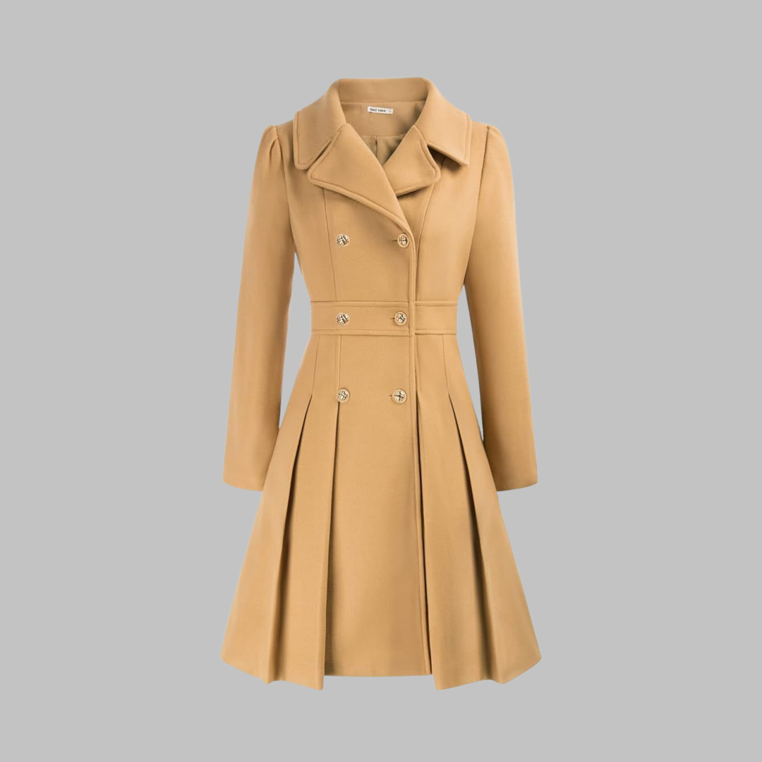 Double-Breasted Longline Coat