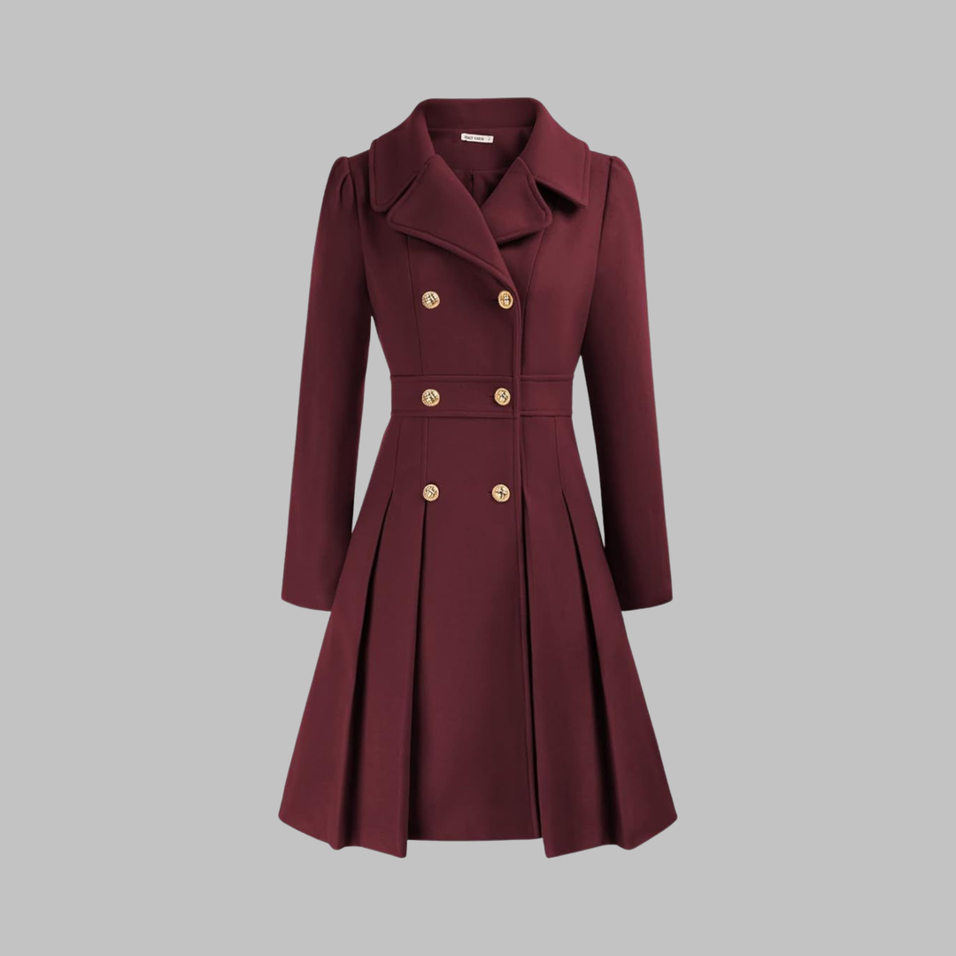 Double-Breasted Longline Coat