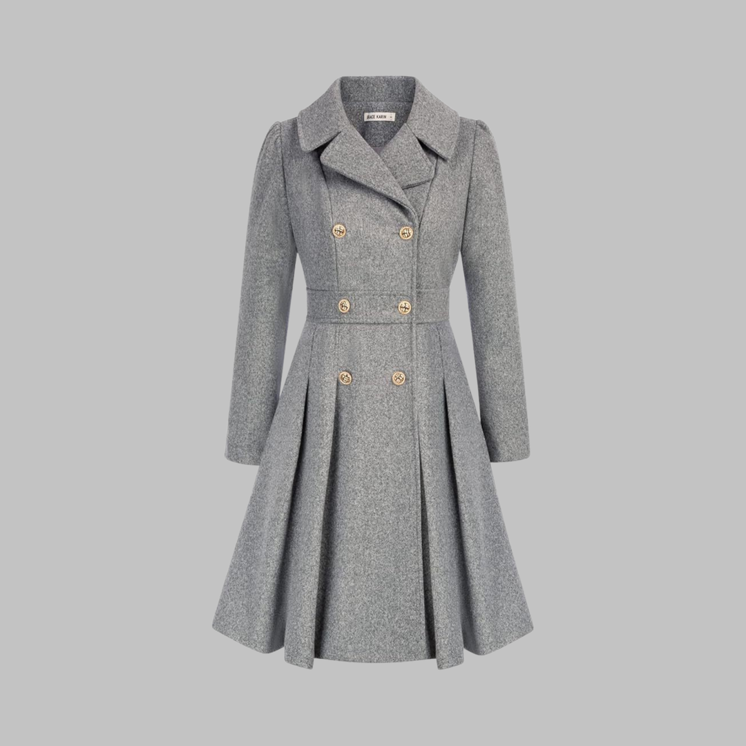 Double-Breasted Longline Coat