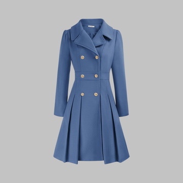 Double-Breasted Longline Coat
